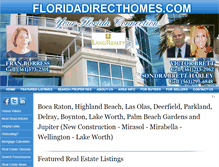Tablet Screenshot of floridadirecthomes.com